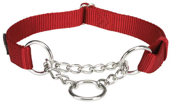 Trixie Premium Stop-the-pull Collar, 45-70 cm/25 mm,  L-XL, Cherry Red
