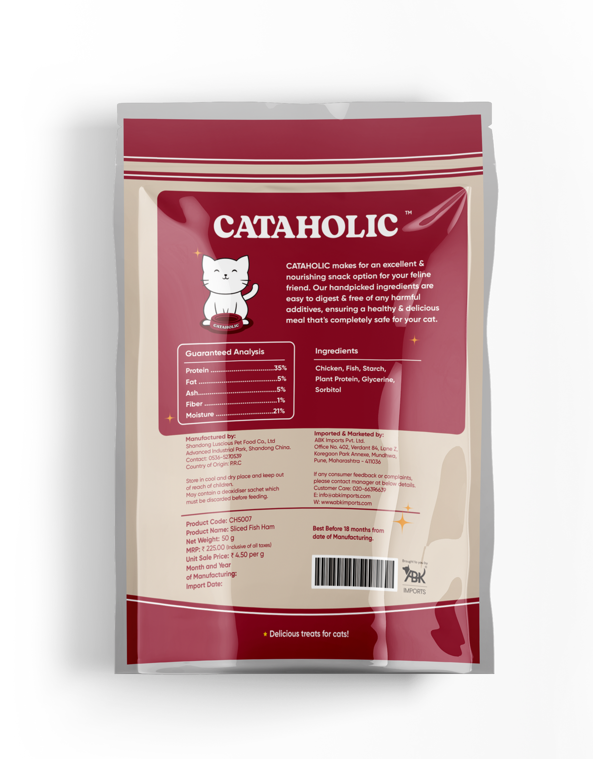 Cataholic Sliced Fish Ham, 50g - CH5007_Back.png