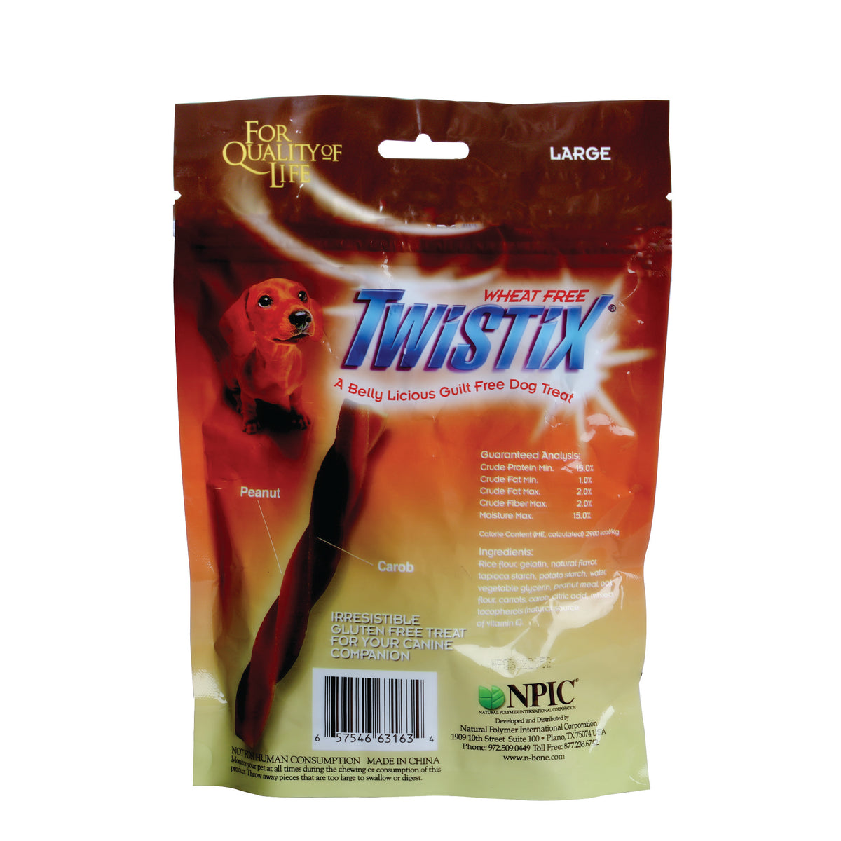 Twistix Peanut & Carob Flavor,156 gm, Large - 631627_6.jpg
