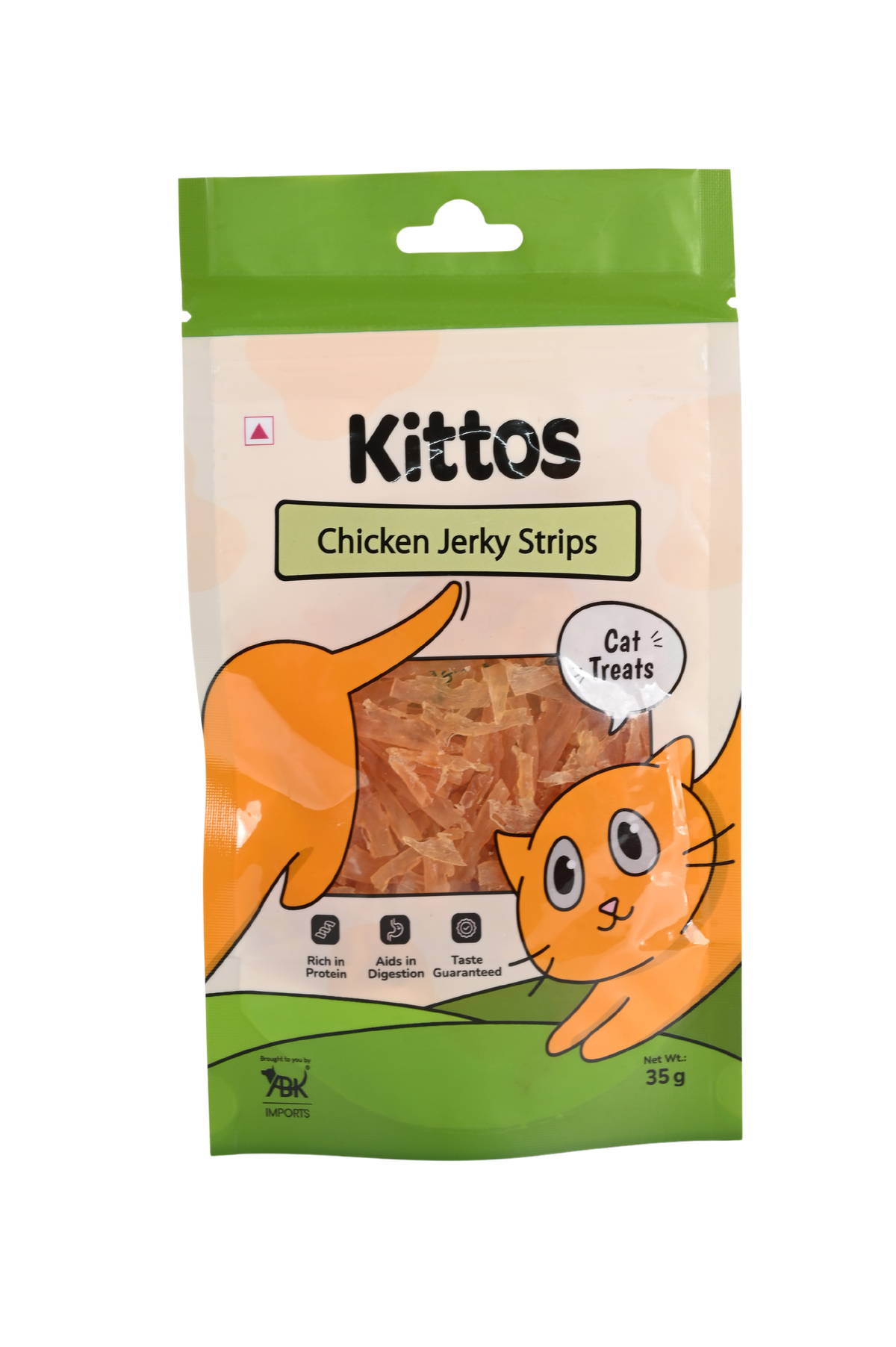 Chicken Jerky Strips Cat Treat, 35 gm - KT2101 .png