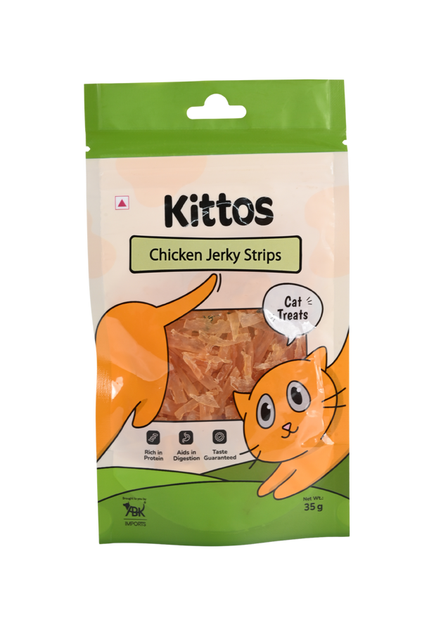 Chicken Jerky Strips Cat Treat, 35 gm - KT2101 .png