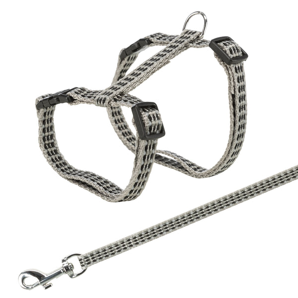 Trixie Cat harness with lead, reflective, 22–42 cm/10 mm, 1.20 m NEW