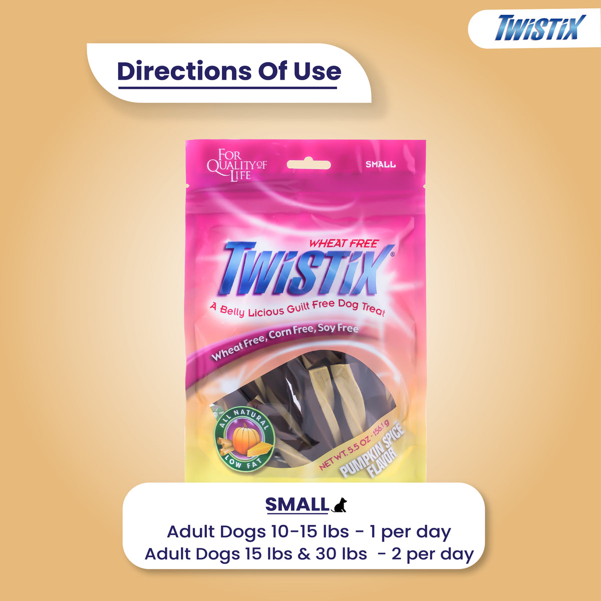 Twistix Pumpkin Spice Flavor, 156 gm, Small - 631535_2.jpg