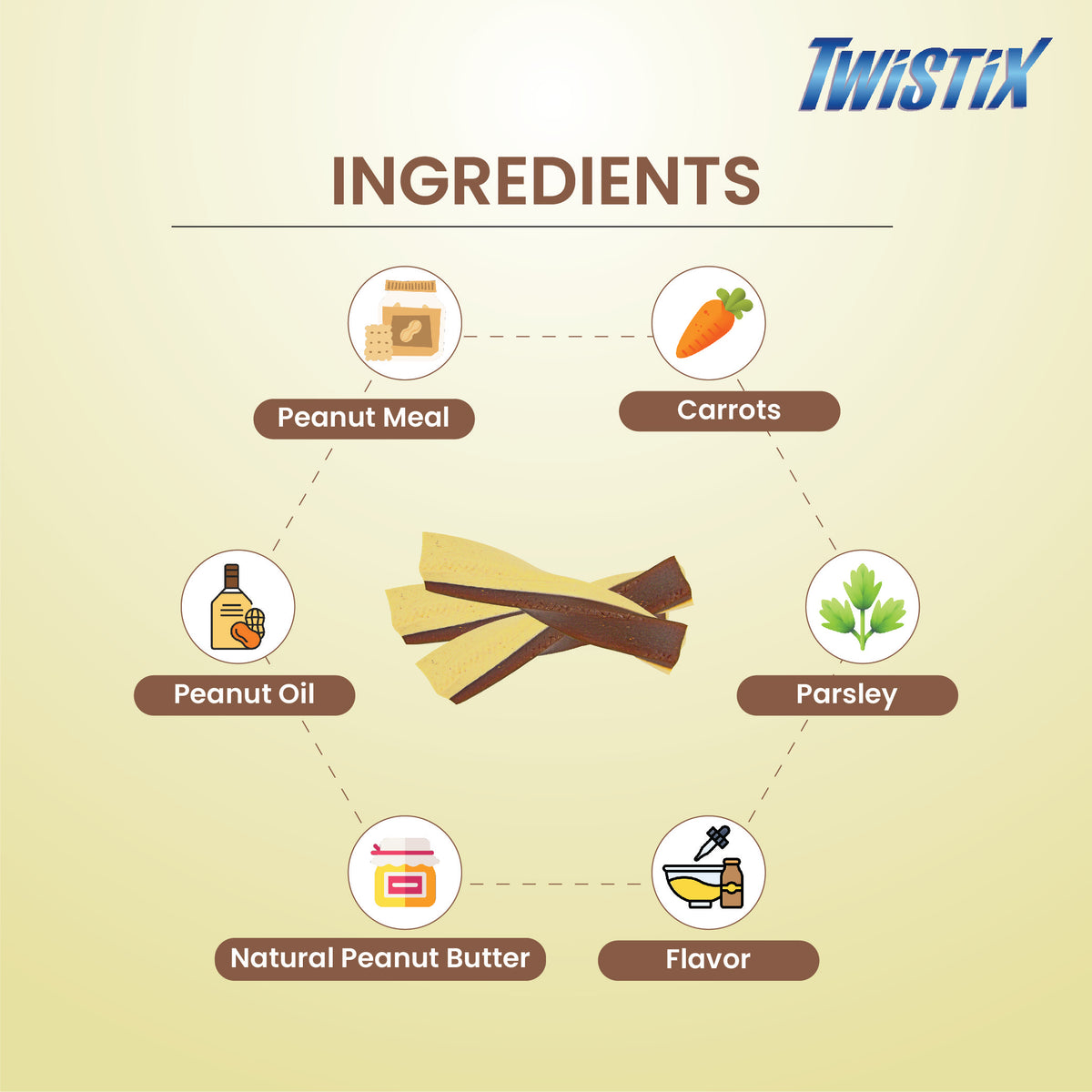 Twistix Peanut & Carob Flavor,156 gm, Large - 631627_3.jpg