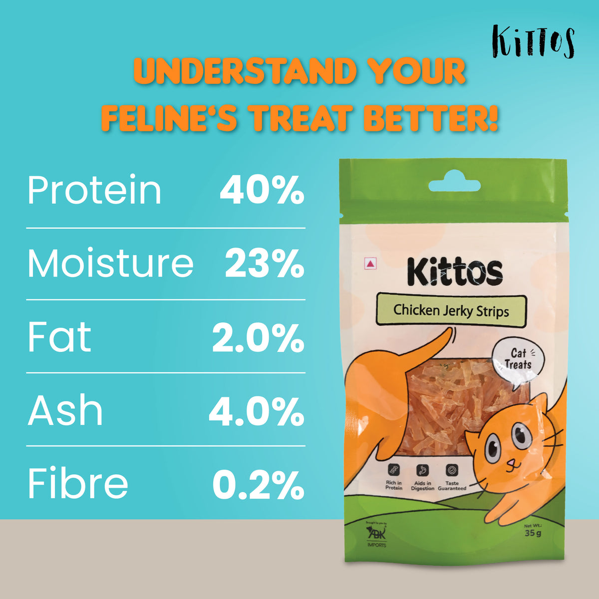 Chicken Jerky Strips Cat Treat, 35 gm - KT2101-05.jpg