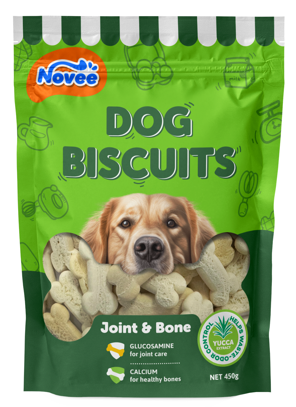 NOVEE, DOG BISCUIT, 450 g - 9198_1.png