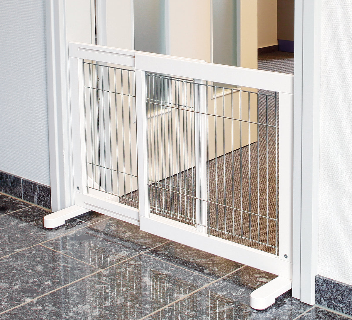 Trixie Dog Barrier, Wood, 65-108 × 61 cm, White