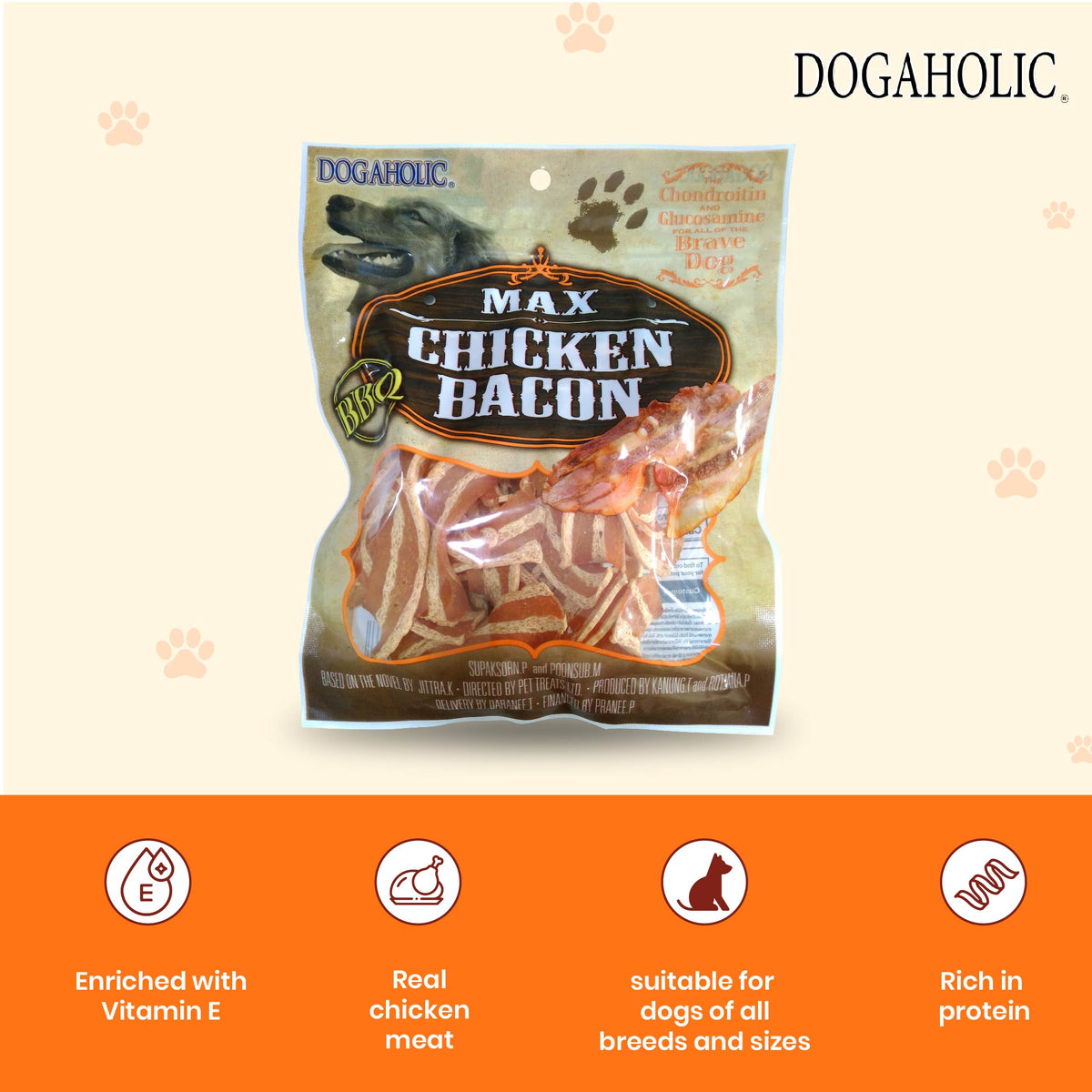 Max Chicken Bacon Strips BBQ, 130 gm - 1282_3.jpg