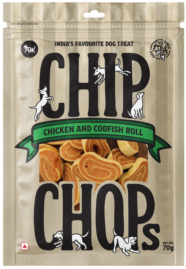Chip Chops Chicken & Codfish Rolls, 70 gm - CC1201.png