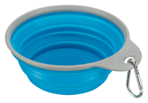 Trixie Travel bowl, TPR, solid rim, 0.5 l/ø 14 cm, various