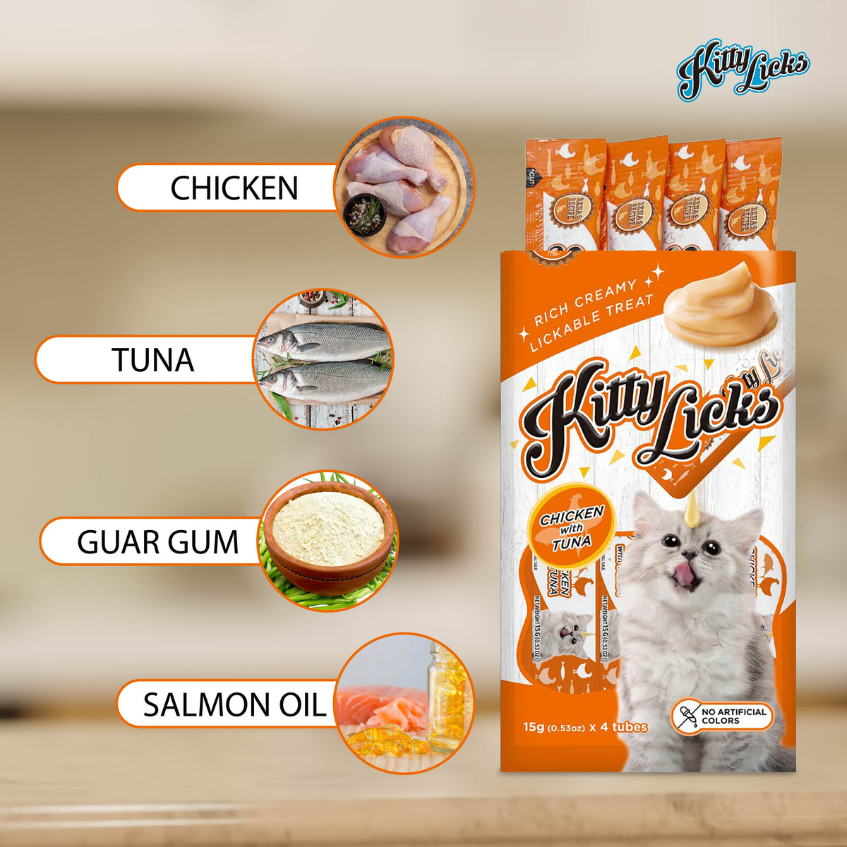 Kitty Licks Chicken Liver, 15g x 4 Tubes - PDP-02.jpg