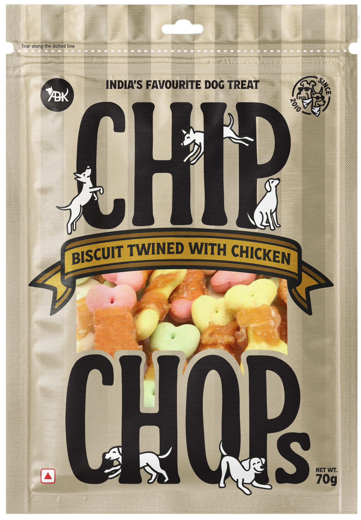 Chip Chops Biscuit Twined with Chicken, 70 gm - CC1208.png