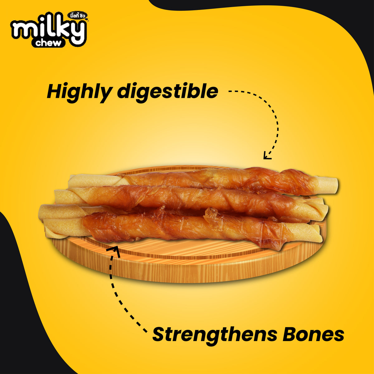 Milky Chew Cheese & Chicken Sticks, 10 pieces - 1245-05.jpg