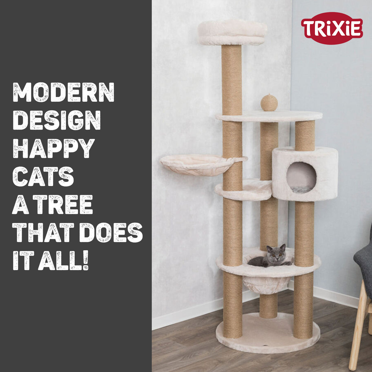 Trixie Nigella Cat Tree, 177 cm NEW