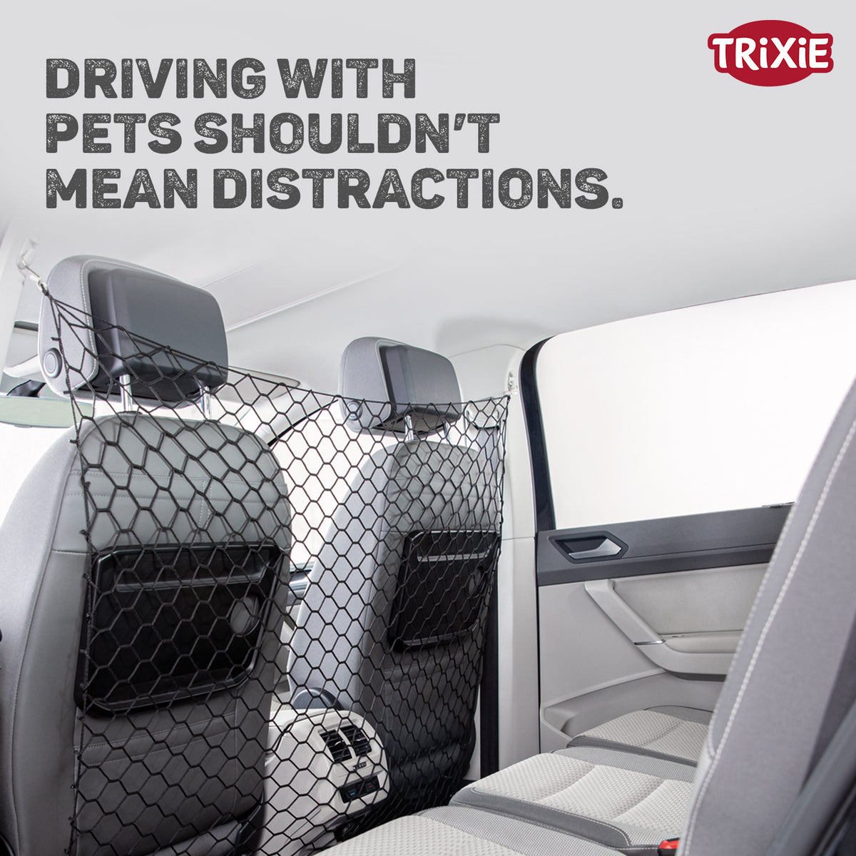 Trixie Car net, 120 × 100 cm, black