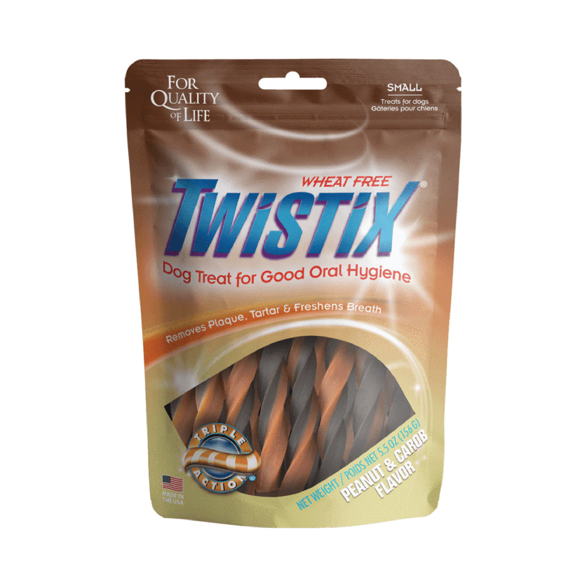 Twistix Peanut & Carob Flavor, 156 gm, Small - 631634_5.jpg
