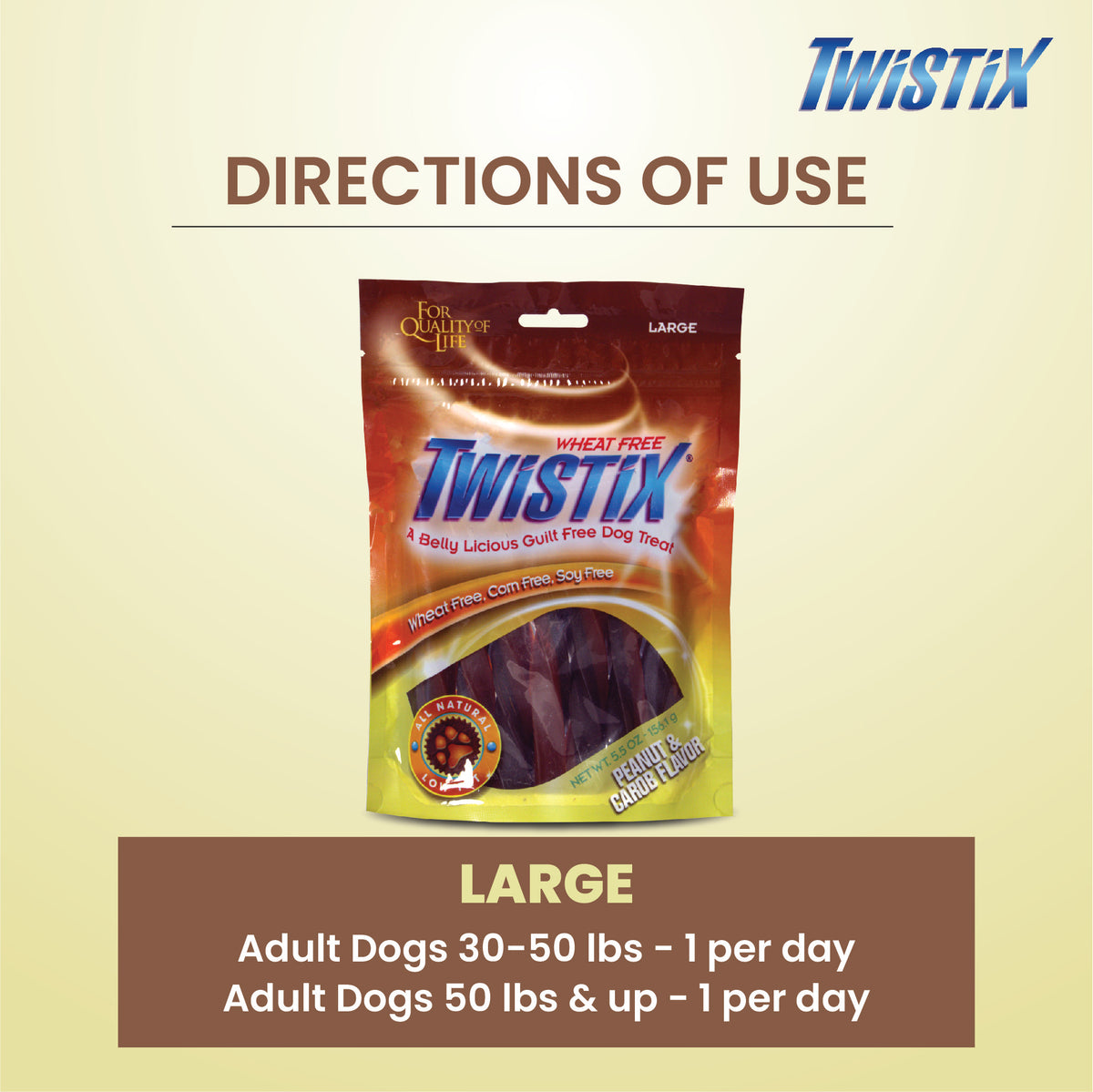 Twistix Peanut & Carob Flavor,156 gm, Large - 631627_2.jpg