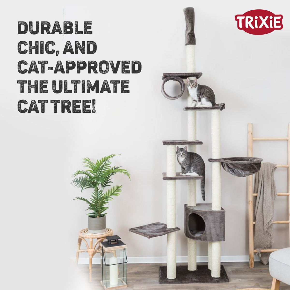 Trixie Madrid Cat Tree,  245–270 cm NEW