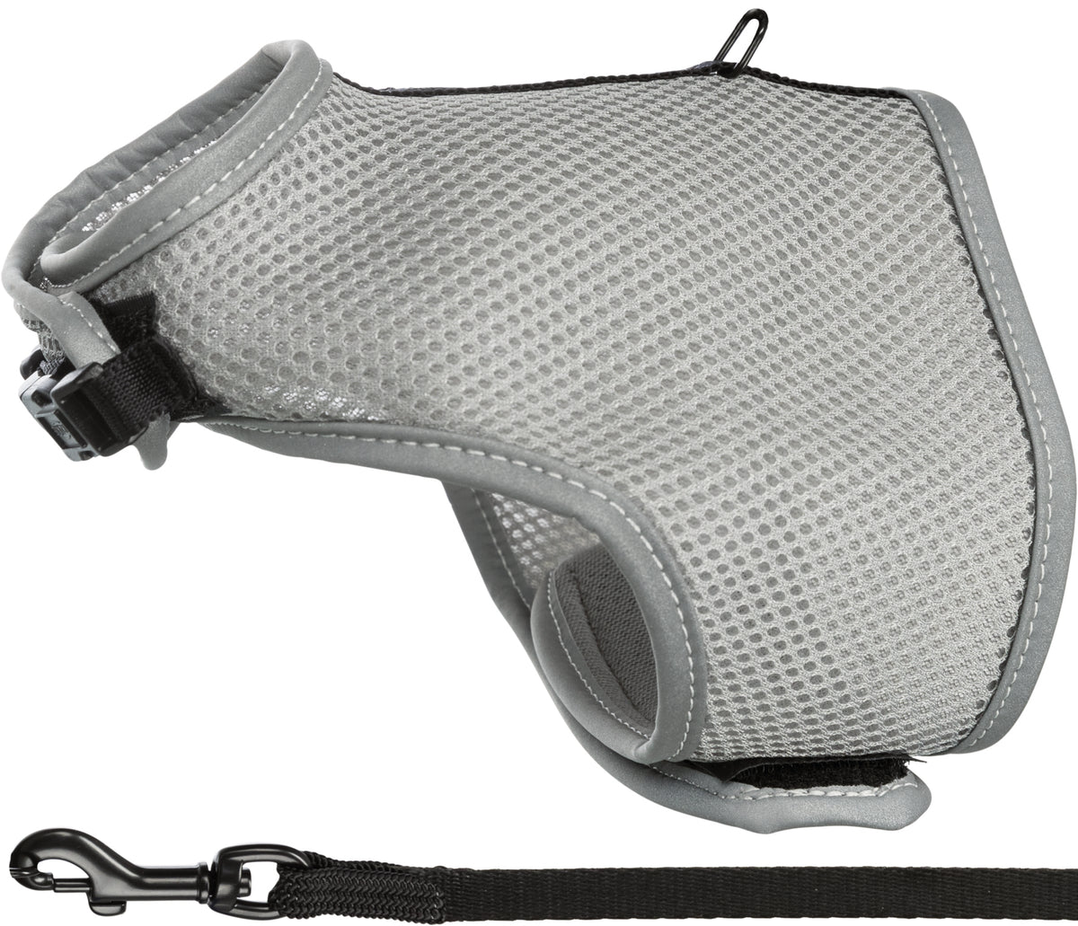 Trixie Soft Harness with Leash, 24–42 cm, 1.20 m