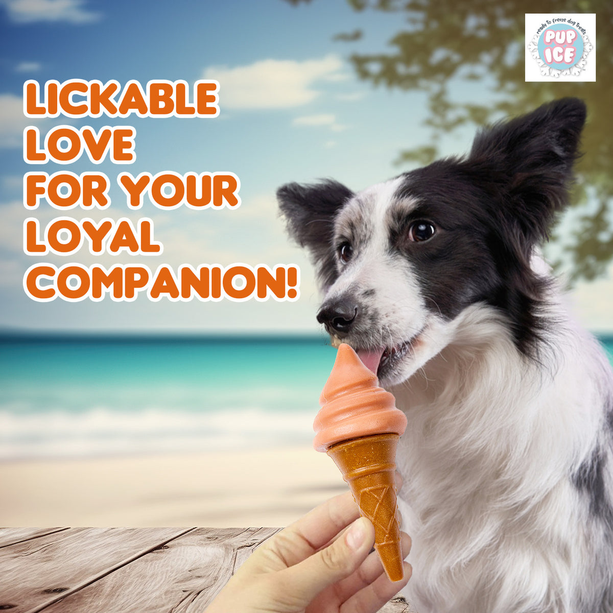 Pup Ice Waffle Cones, Strawberry Flavour, 2 Pcs 110g - PI07 PDP 1.jpg