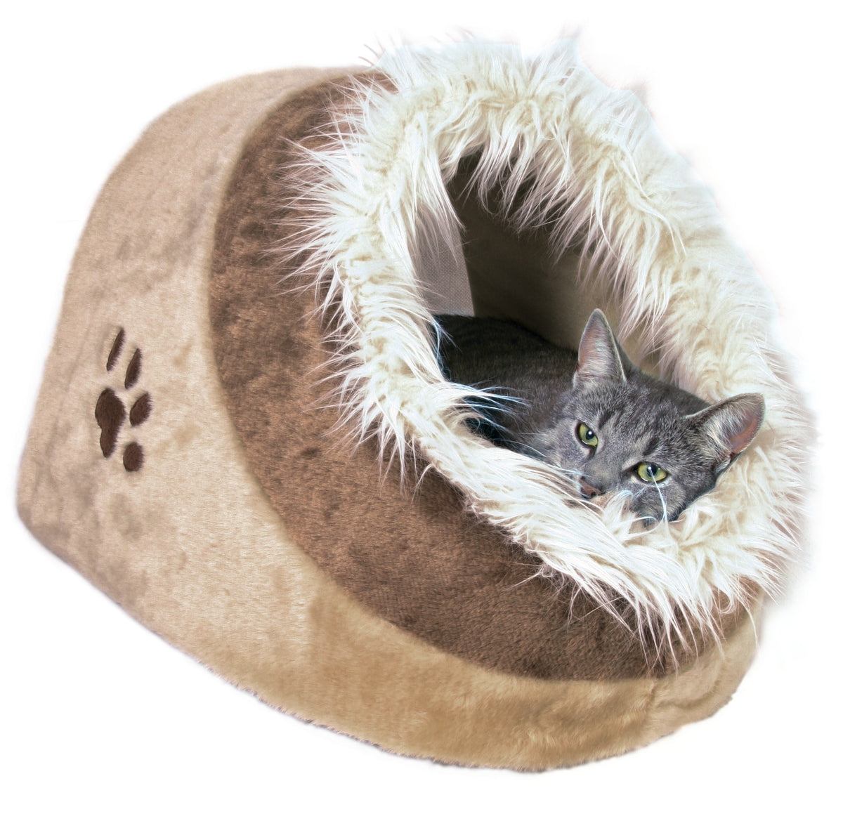 Trixie Minou Cuddly Cave Dog/Cat Bed, 20 x 12 x 16 inch