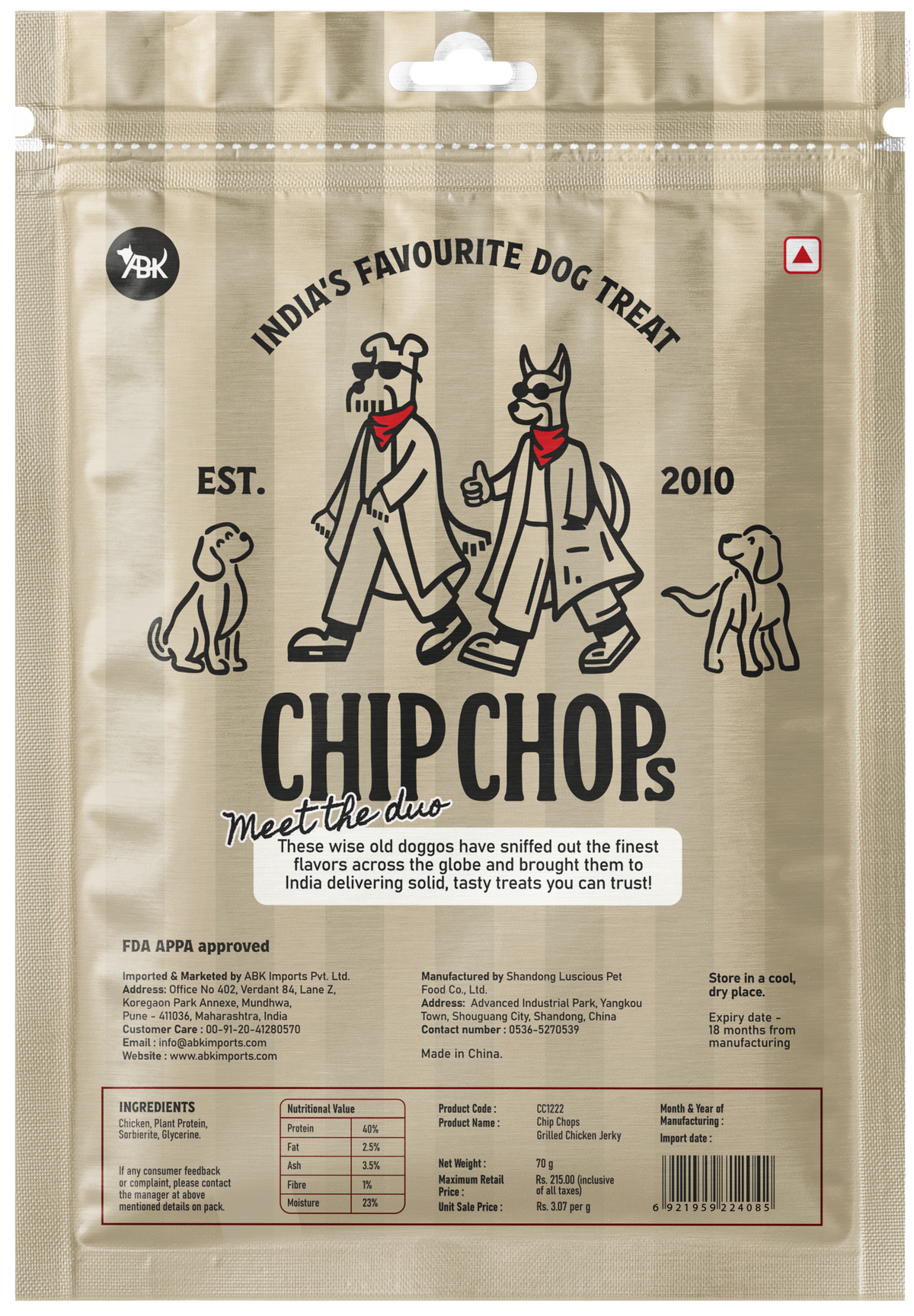 Chip Chops Grilled Chicken Jerky 70g - CC1222_02.png