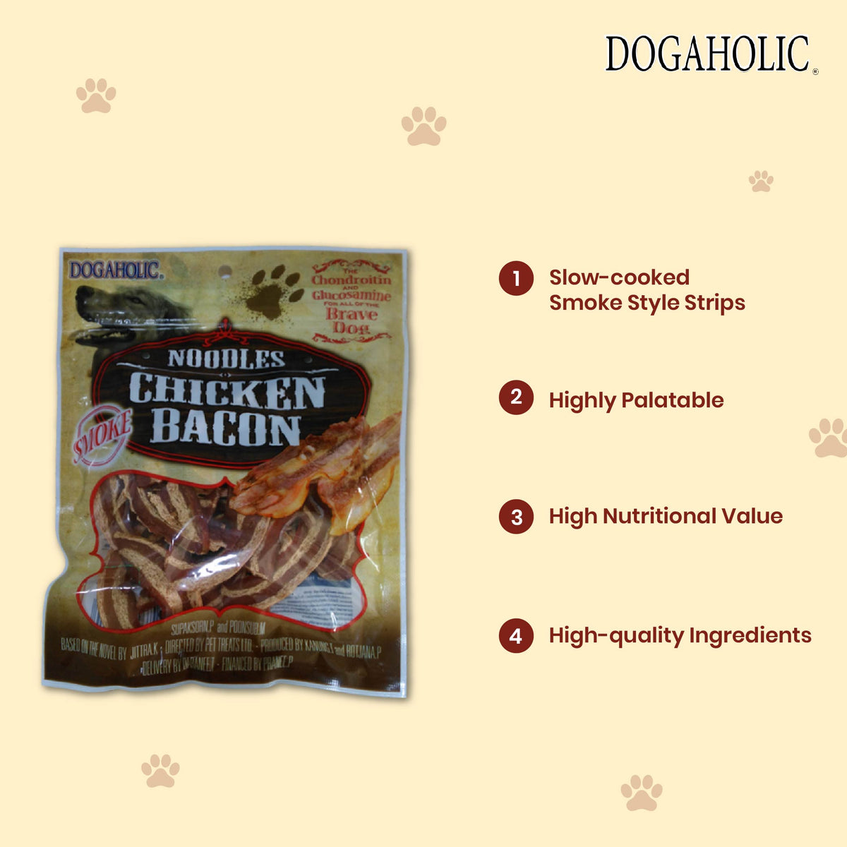 Noodles Chicken Bacon Strips Smoked, 130 gm - 1281_1.jpg