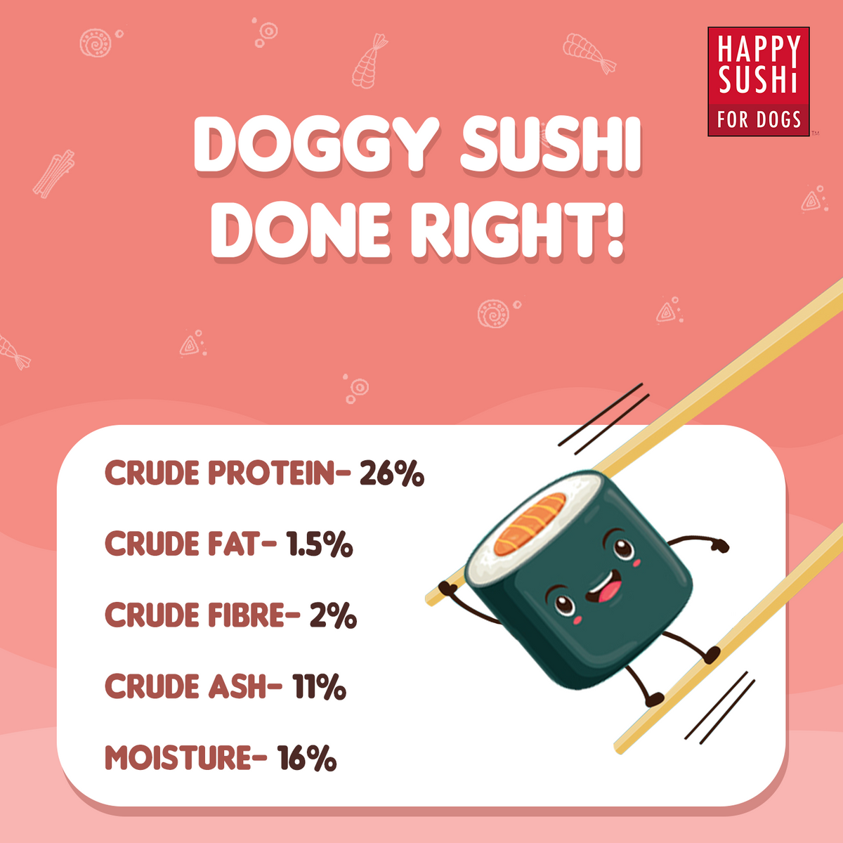 Happy Sushi Rolls With Chicken, Rice And Seaweed, 8 Pcs 112g - HS05 PDP 5.png