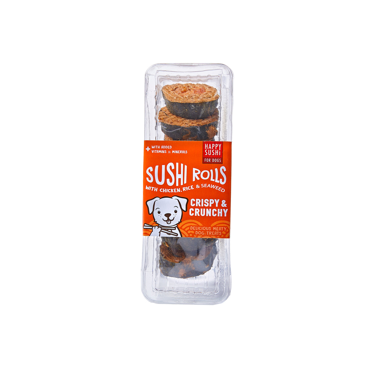 Happy Sushi Rolls With Chicken, Rice And Seaweed, 8 Pcs 112g - HS05.jpg