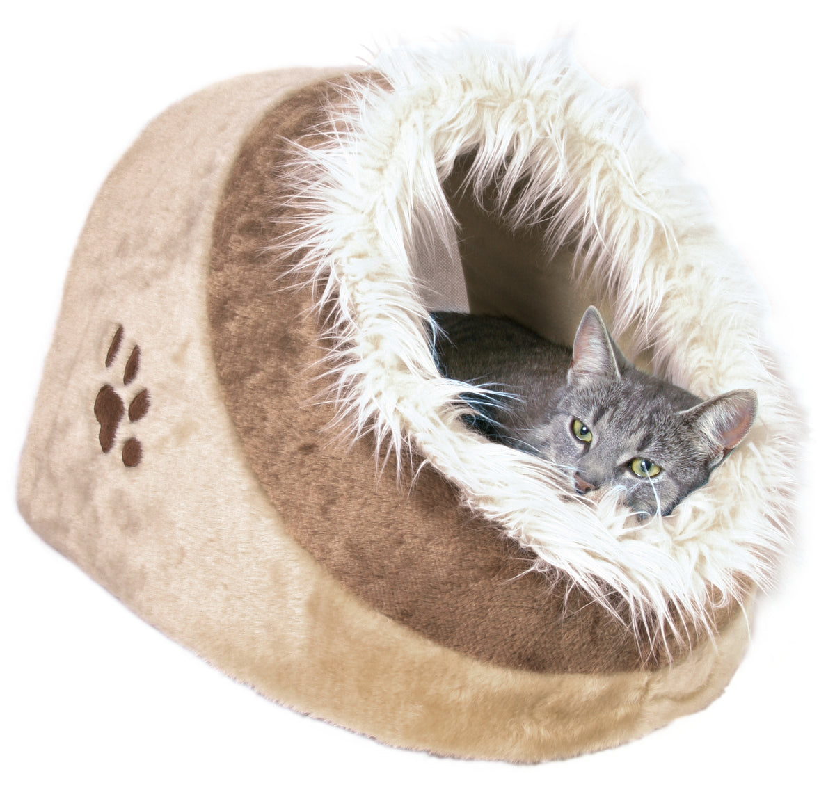 Trixie Minou Cuddly Cave Dog/Cat Bed, 16 x 10 x 14 inch