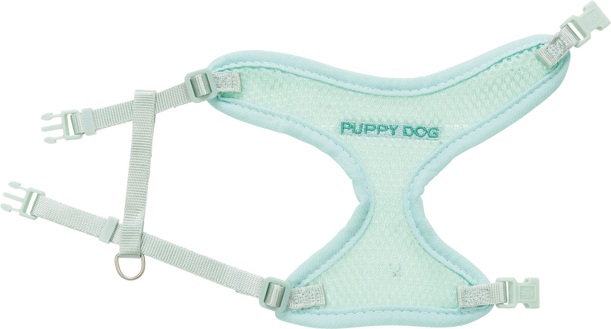 Trixie Junior Puppy Soft Harness with Leash, 26-34 cm/ 10 mm, Mint