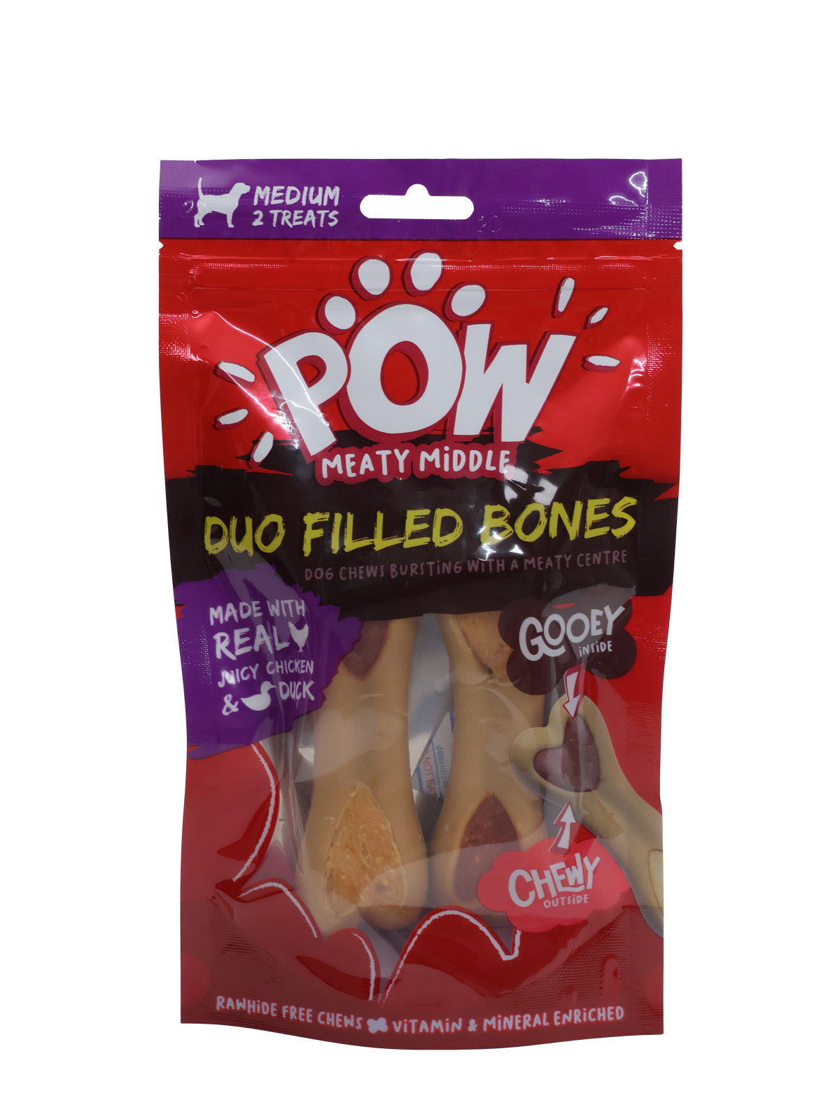 Pow Chicken & Duck Filled Bones 2Pk 200G - PO02.png
