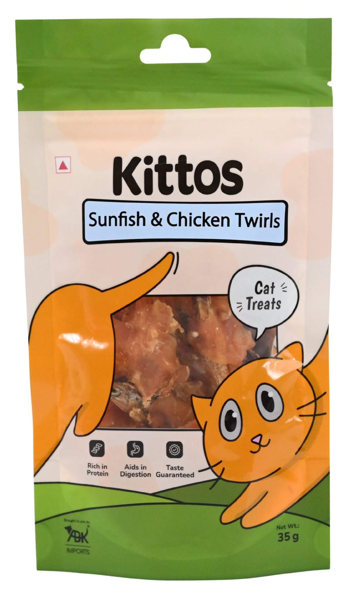 Sunfish and Chicken Twirls Cat Treat, 35 gm - KT2105_1.png