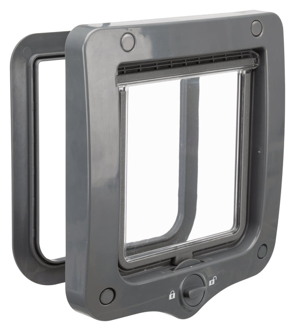 Trixie 2-Way Cat Flap 20x22mm Grey