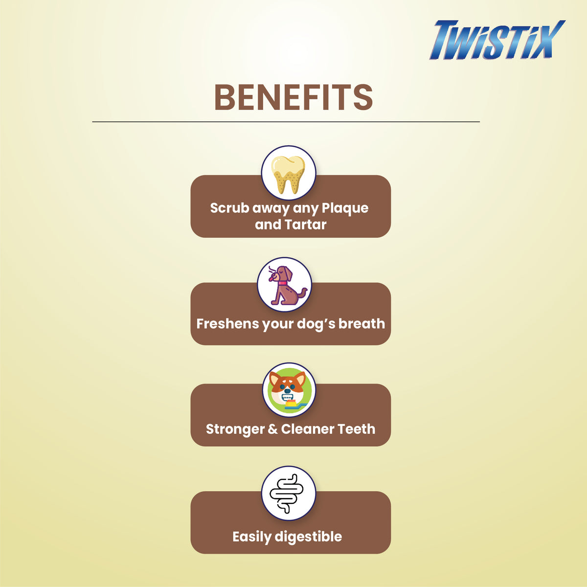 Twistix Peanut & Carob Flavor,156 gm, Large - 631627_4.jpg