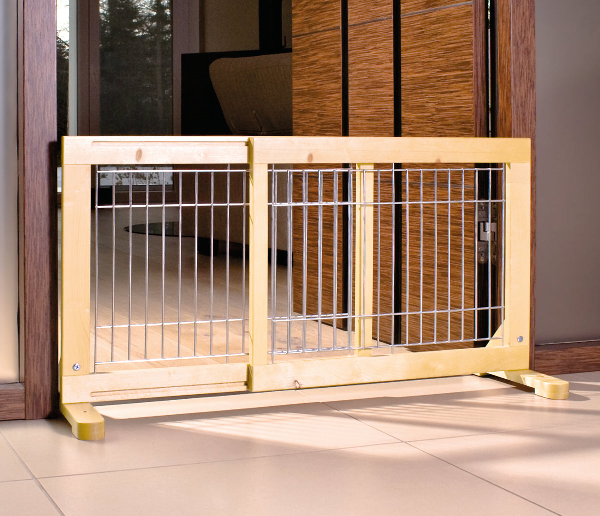 Trixie Dog barrier, wood, 65–108 × 50 cm