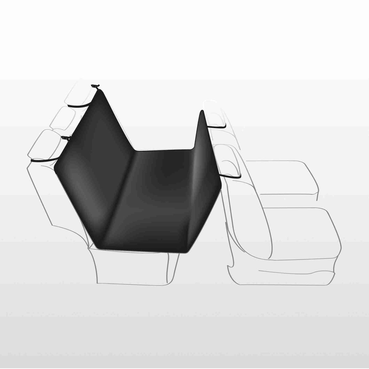 Trixie Car Seat Cover, 1.45 x 1.60 m, Black