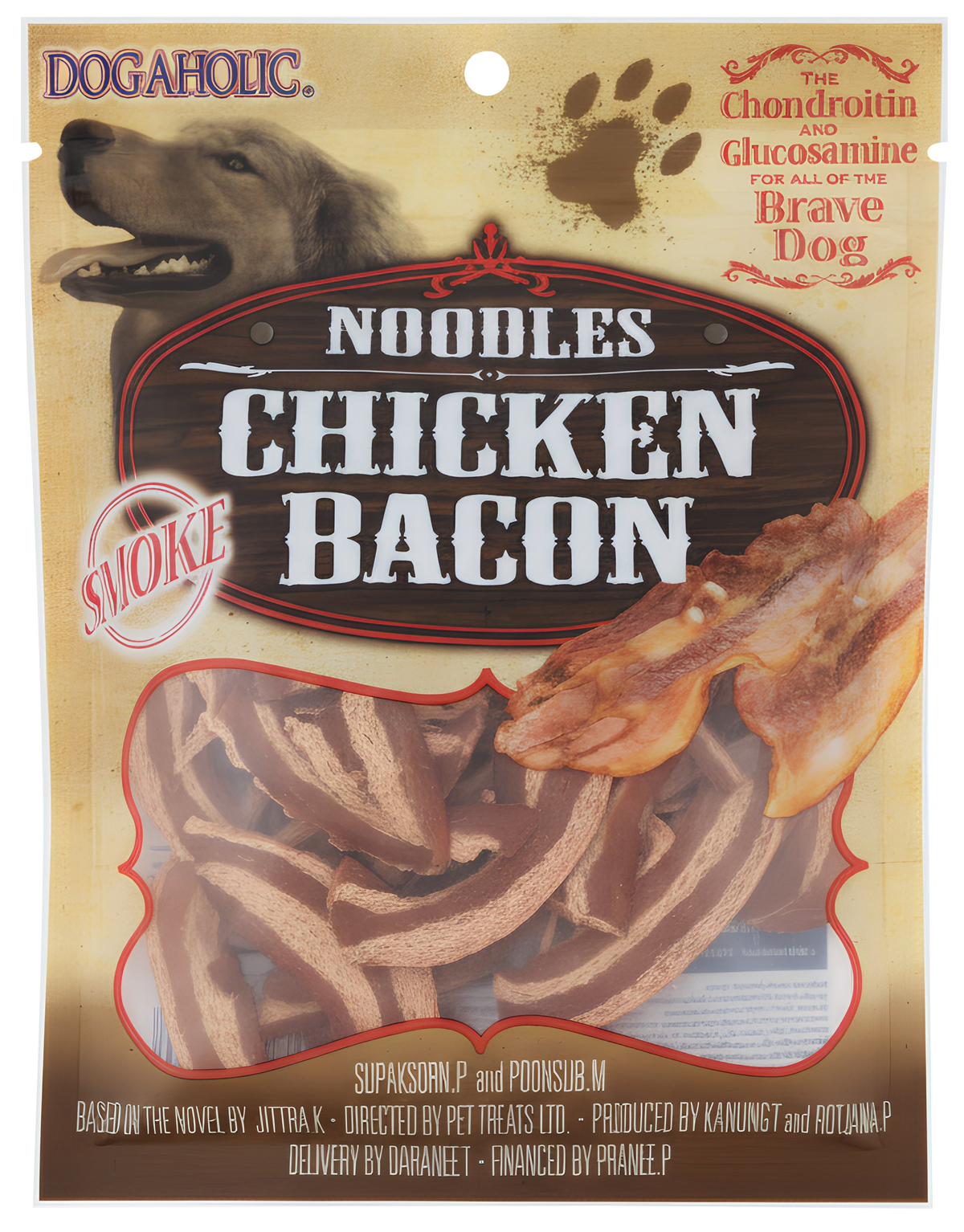 Noodles Chicken Bacon Strips Smoked, 130 gm - 1281.png