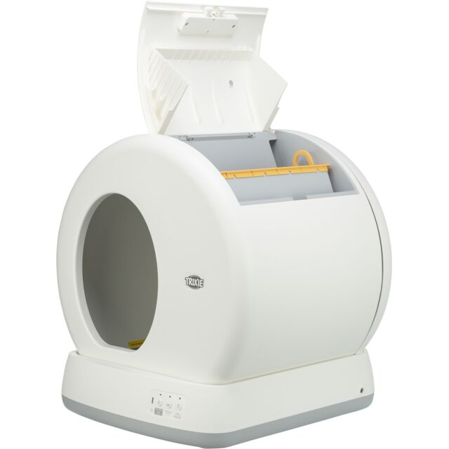 Trixie Self-Cleaning cat litter tray, plastic, 53 × 55.5 × 52 cm, white NEW