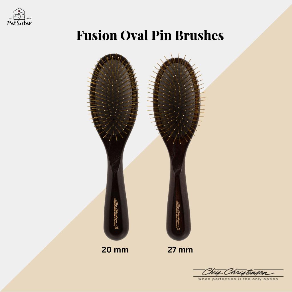 Chris Christensen Fusion Series 27mm Oval Brass Pin Brush