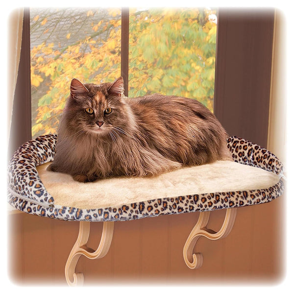 K&H Kitty Sill Deluxe – Leopard (14 x 24 Inches)